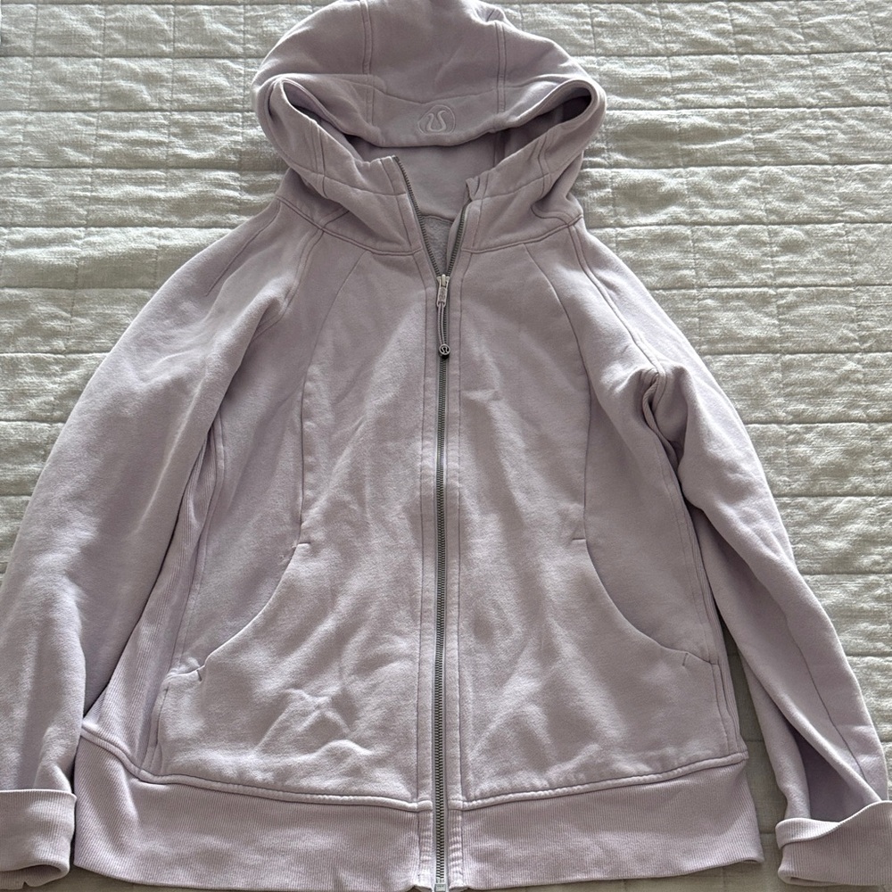 lululemon athletica Lavender Hooded Full-Zip Jacket